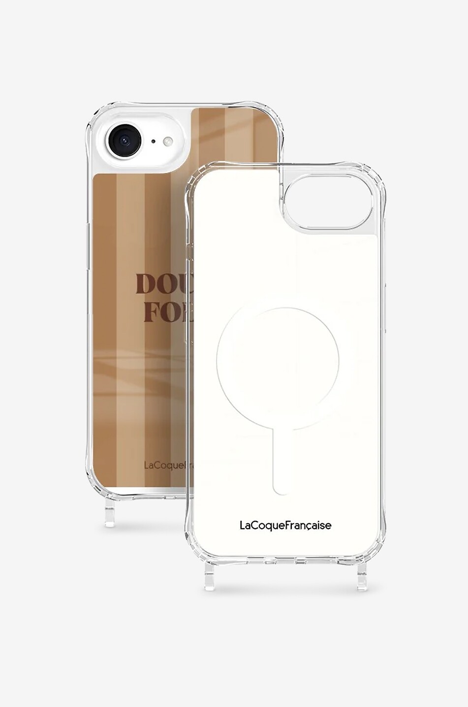 LACOQUEFRANCAISE Exklusive Hülle für iPhone 15 Pro Douce Folie Damen [akeneo-beigefonce] 2