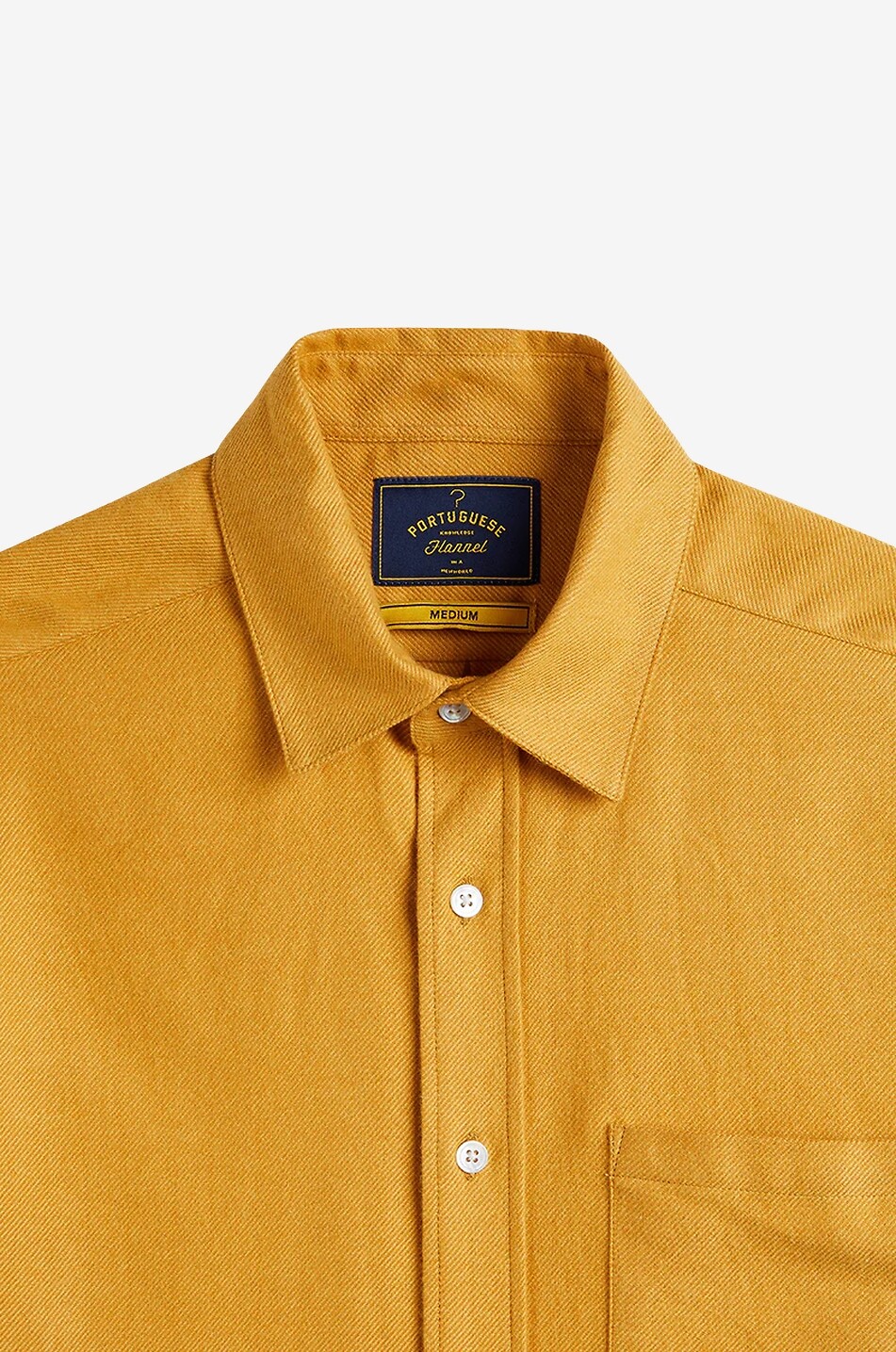 PORTUGUESE FLANNEL Langarm-Hemd aus Flannel Teca Herren GELB 2