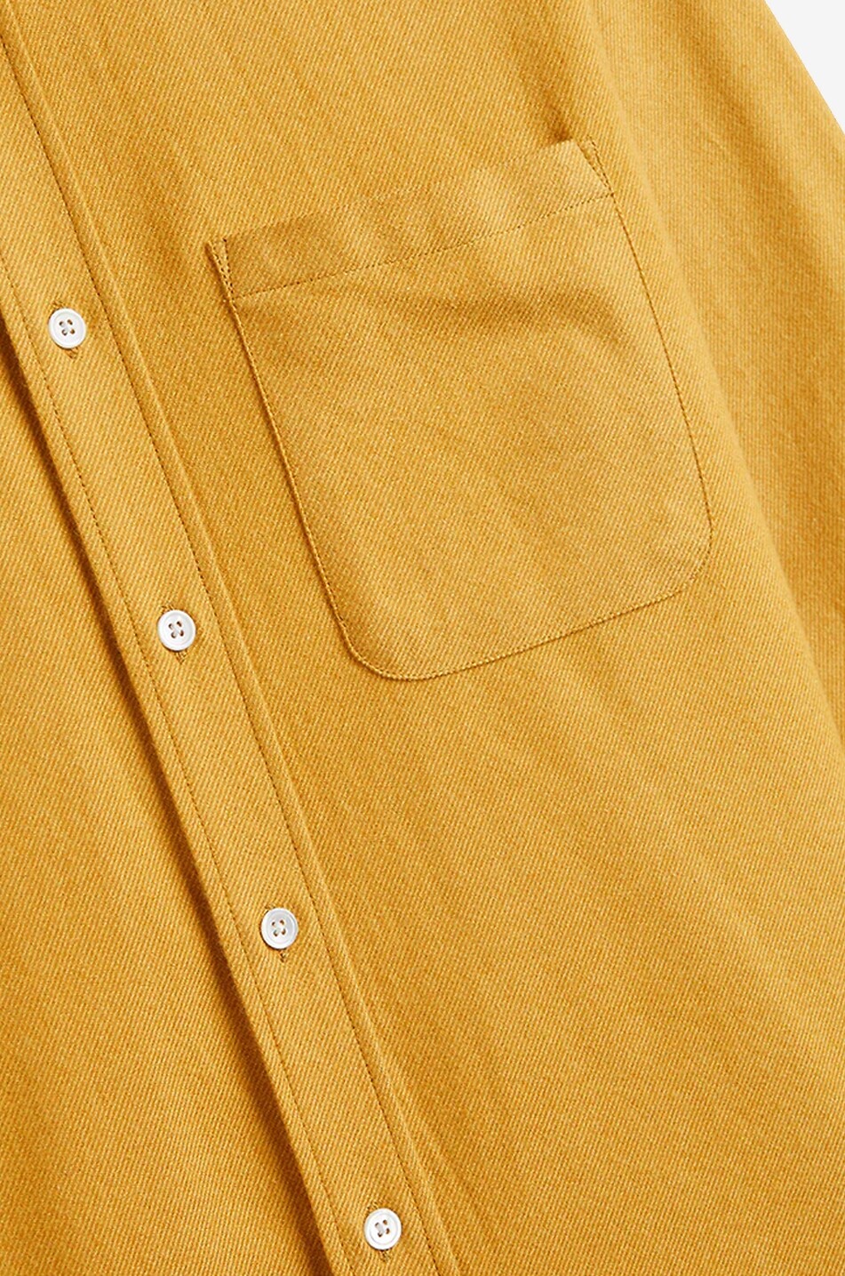 PORTUGUESE FLANNEL Langarm-Hemd aus Flannel Teca Herren GELB 3