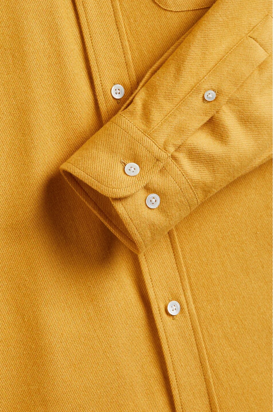 PORTUGUESE FLANNEL Langarm-Hemd aus Flannel Teca Herren GELB 4