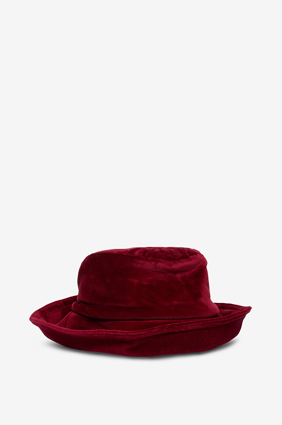 GREVI Chapeau cloche en velours Femme ROUGE 2