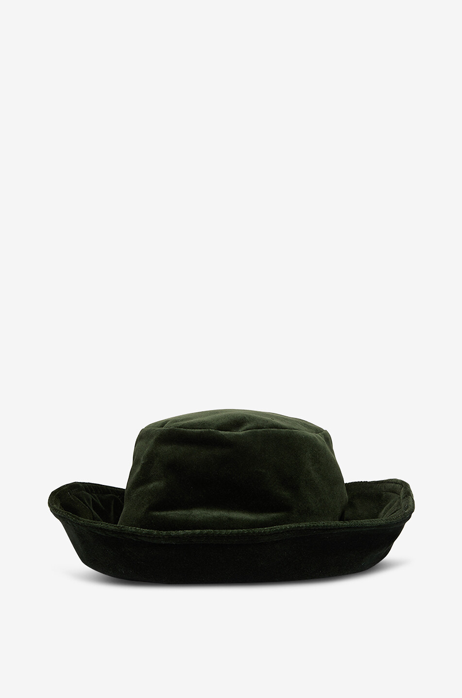 GREVI Chapeau cloche en velours Femme VERT 1