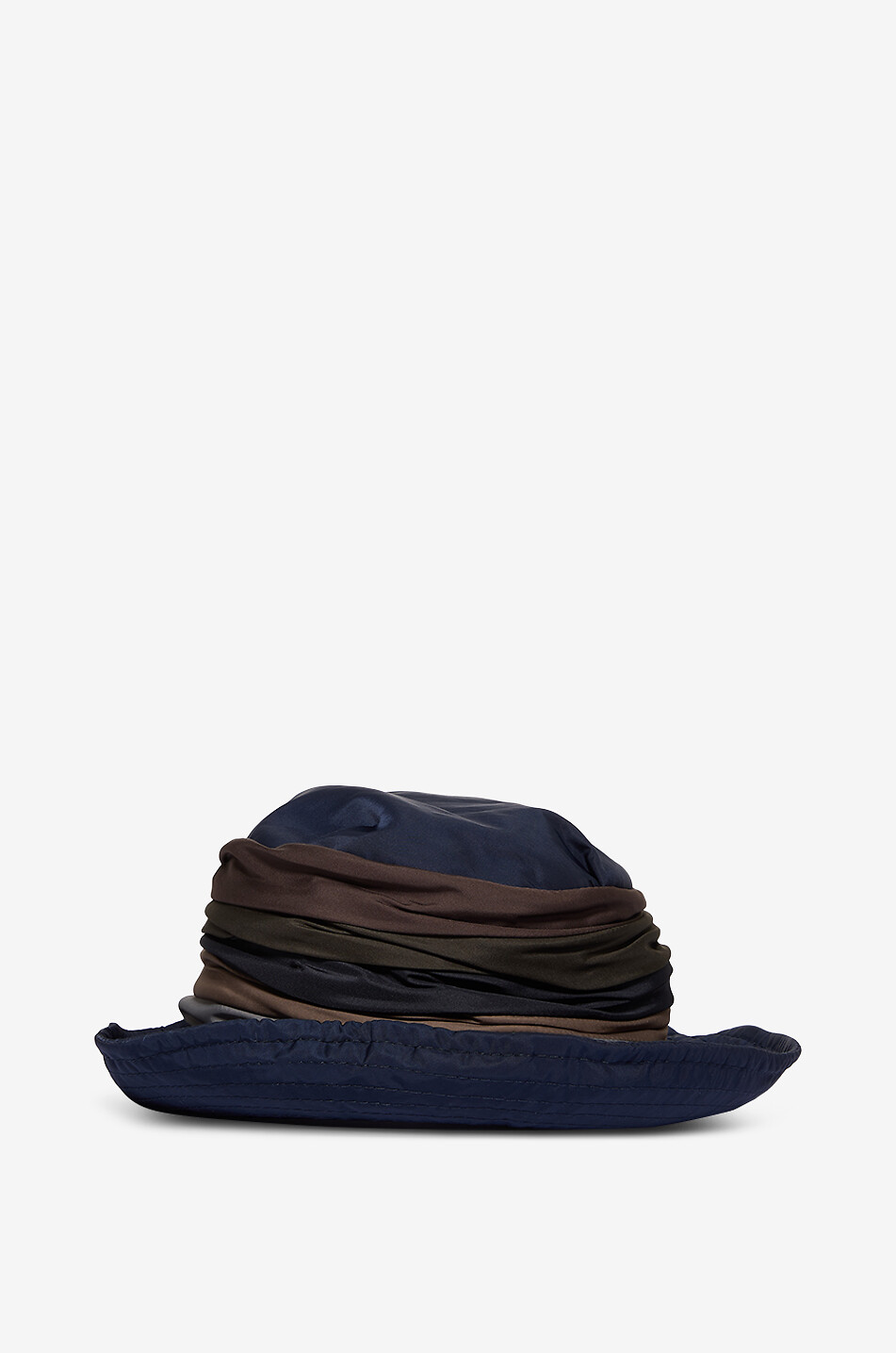GREVI Chapeau cloche de pluie à détails plissés Femme BLEU 2