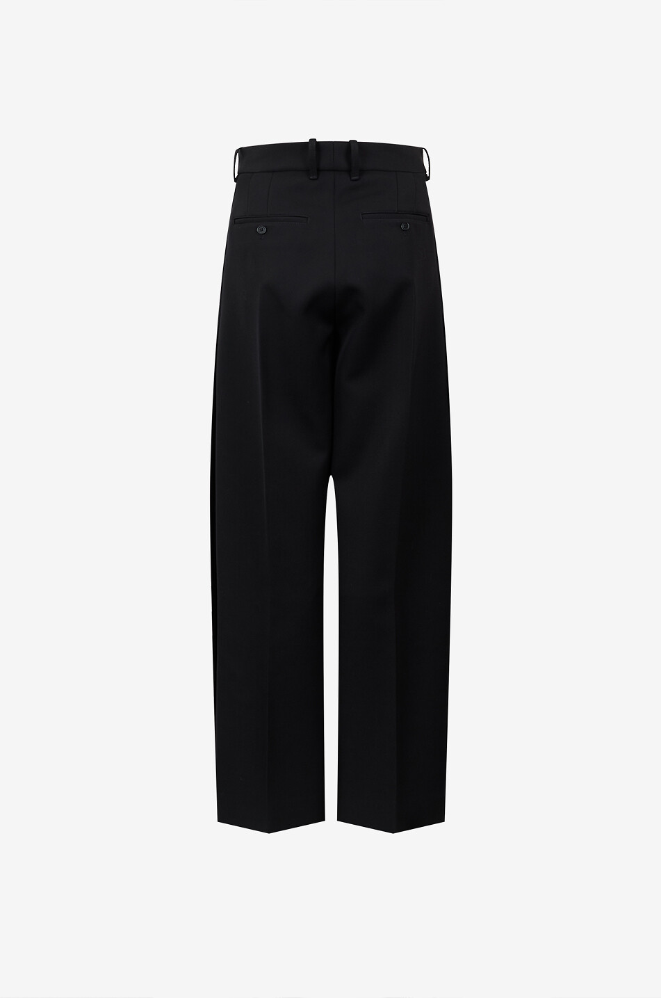 PHOEBE PHILO Weite Hose mit Seitenstreifen Split Tux Damen SCHWARZ 2