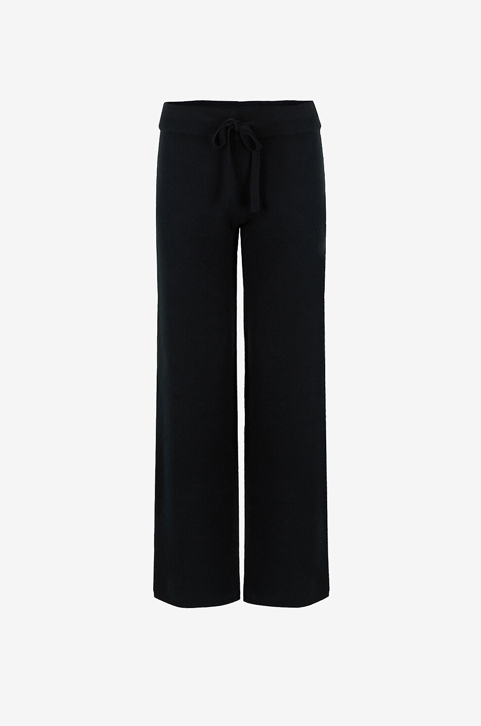 BONGÉNIE Pantalon large de jogging en maille Femme NOIR 1