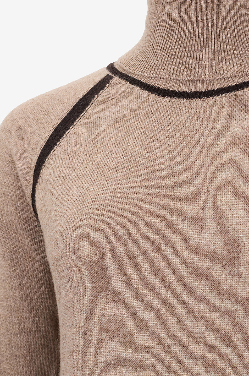 DIEGA Pull en jersey à col roulé Poleno Femme MARRON CLAIR 7