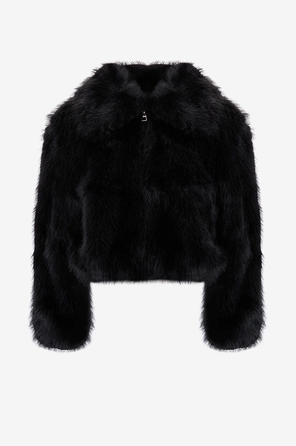 Hope fluffy faux fur short coat THE FRANKIE SHOP BLACK Bongénie