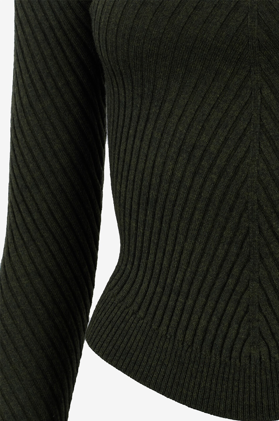 VICTORIA BECKHAM Turtleneck knitted sweater Women GREEN 3