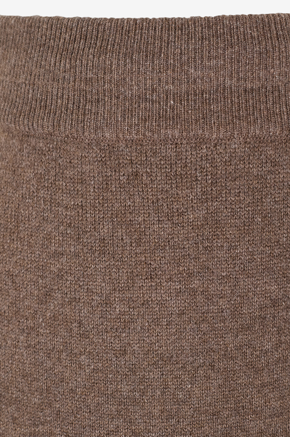 BONGÉNIE Pantalon large de jogging en maille Femme MARRON 3