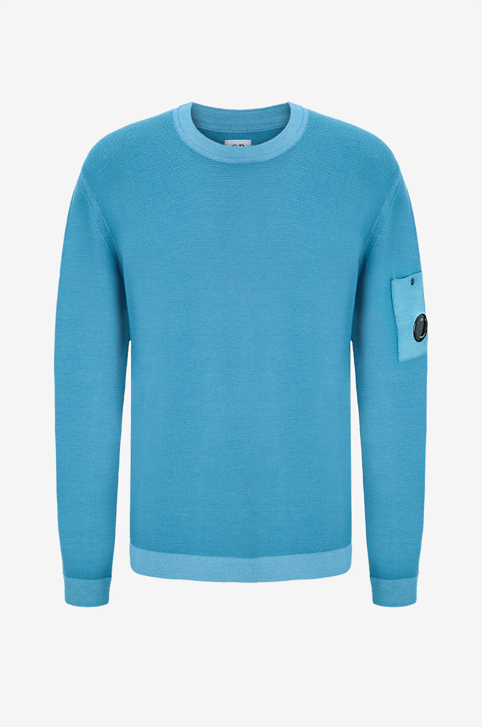 C.P. COMPANY Pullover mit Rundhalsausschnitt aus Merinowolle Herren BLAU 1