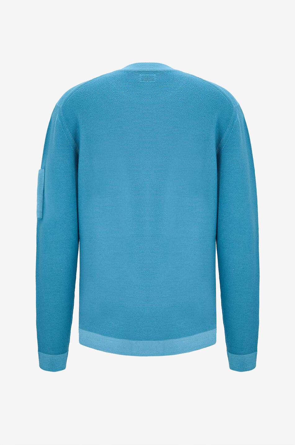 C.P. COMPANY Pullover mit Rundhalsausschnitt aus Merinowolle Herren BLAU 2