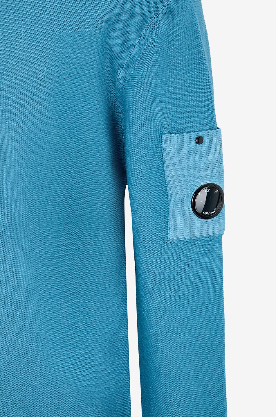 C.P. COMPANY Pullover mit Rundhalsausschnitt aus Merinowolle Herren BLAU 3