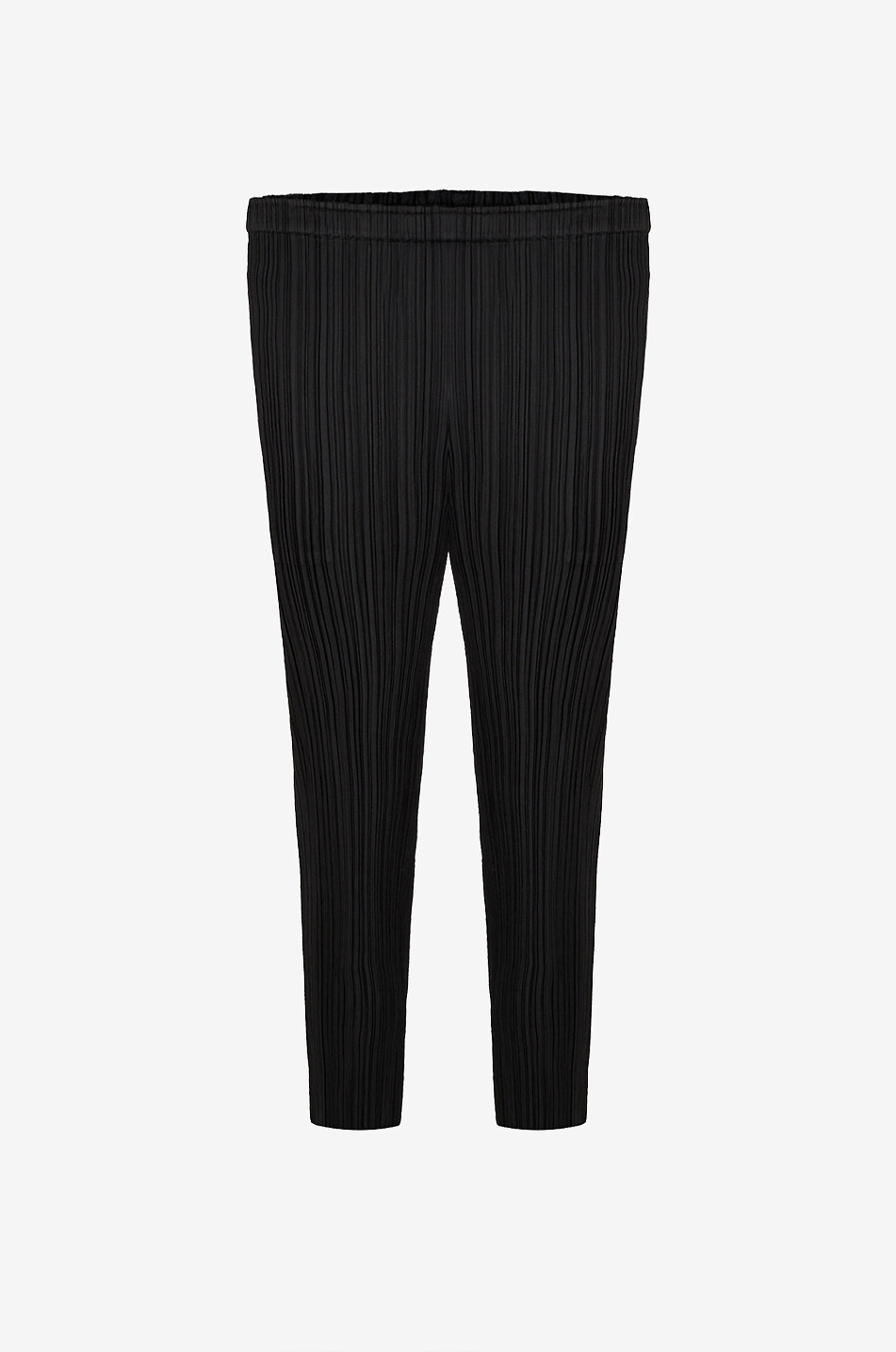 PLEATS PLEASE CO pleated Capri trousers Women BLACK 1