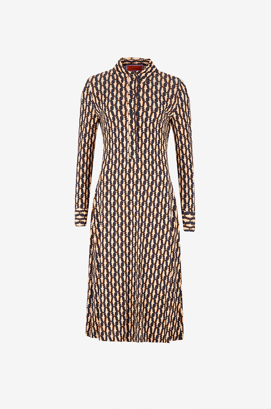 LA DOUBLEJ Robe tunique midi en jersey Perry Street Pesciolini Femme MULTICOLORE 1