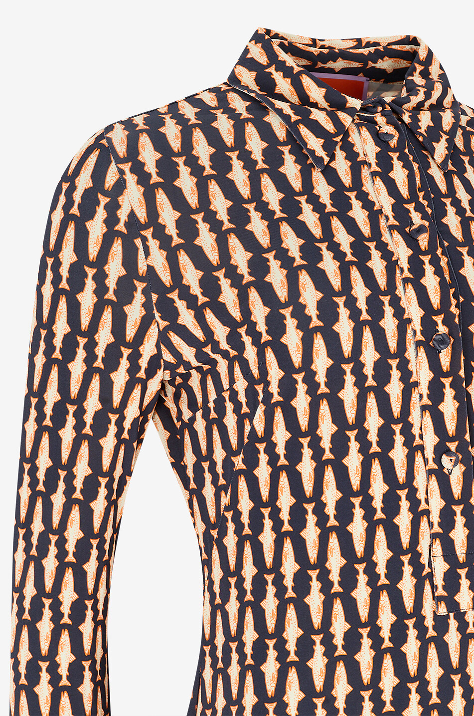 LA DOUBLEJ Robe tunique midi en jersey Perry Street Pesciolini Femme MULTICOLORE 3