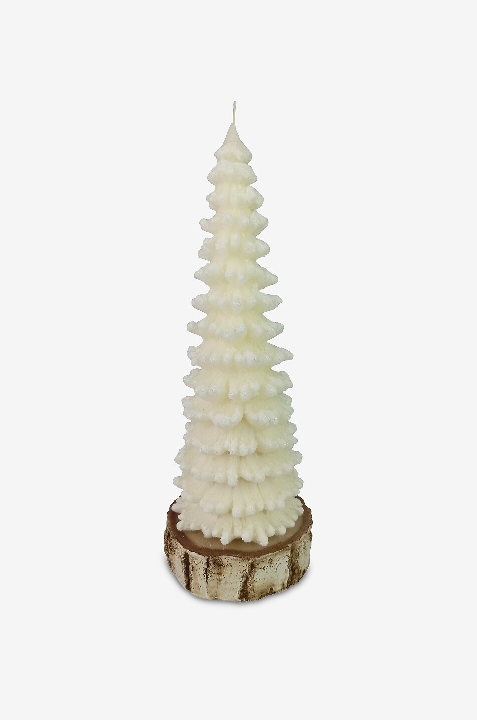FEM CANDLES Xmas Tree fir-shaped candle - H33 Home WHITE 1