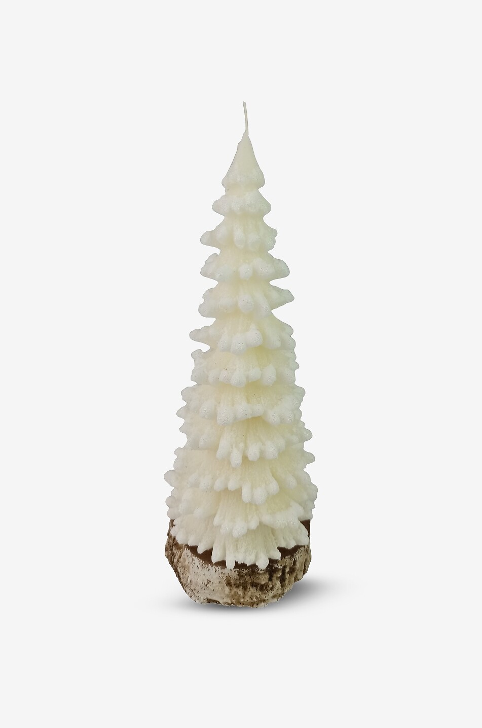 FEM CANDLES Xmas Tree fir-shaped candle - H25 Home WHITE 1
