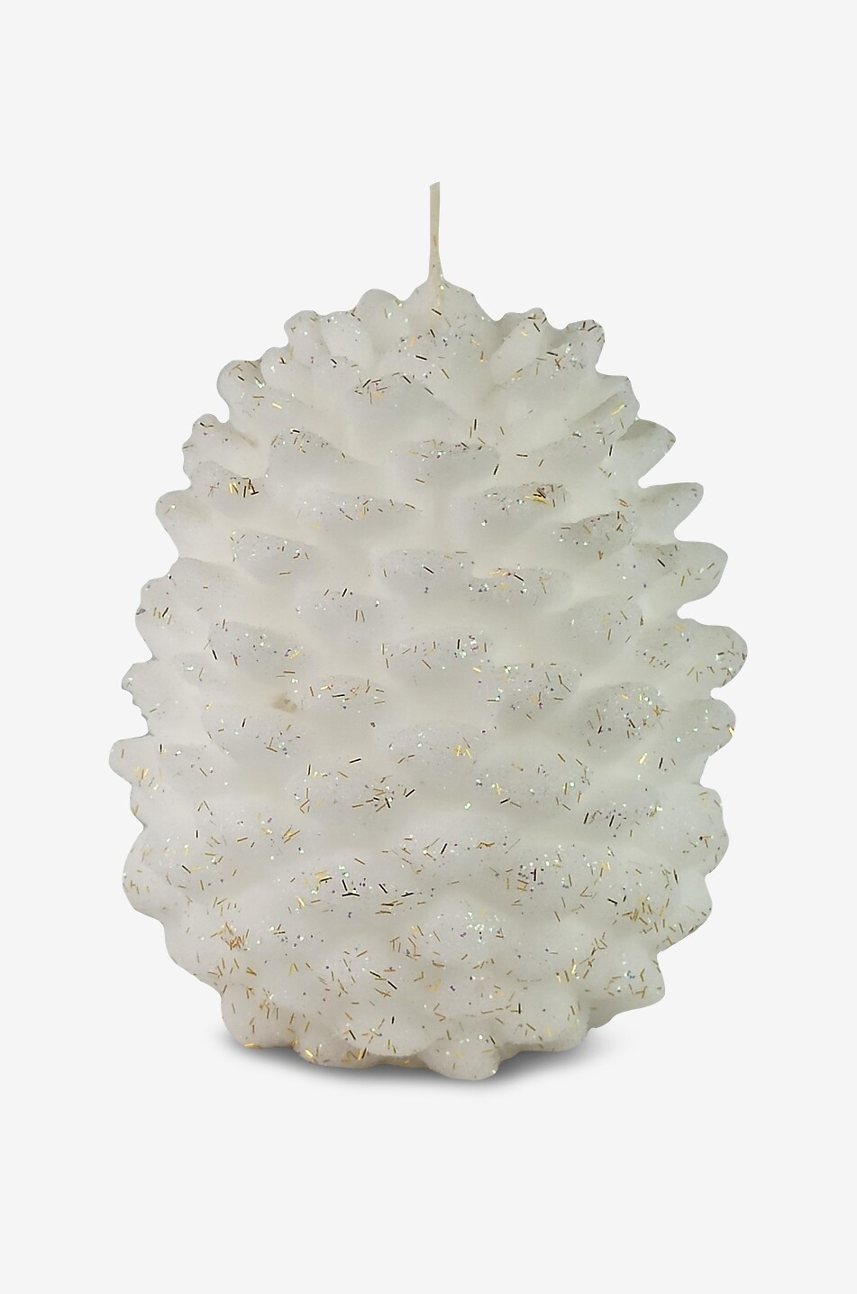 FEM CANDLES Pinecone shaped candle - H10 Home WHITE 1