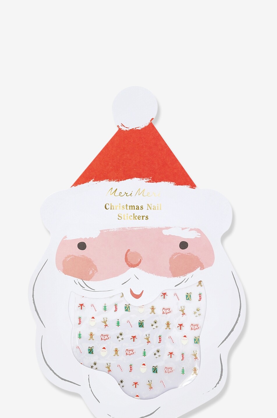 MERI MERI Mädchen-Nagelsticker Weihnachtskollektion Mädchen Farblos 1