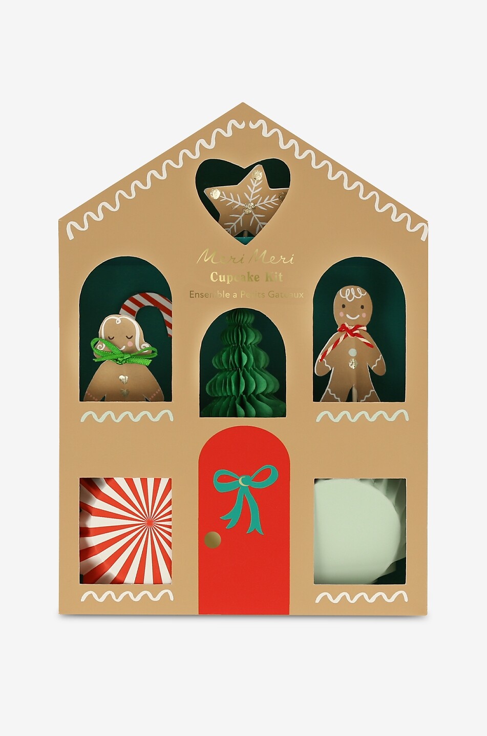 MERI MERI Kinder Lebkuchen-Cupcake Bäckerei Set Unisex Farblos 1