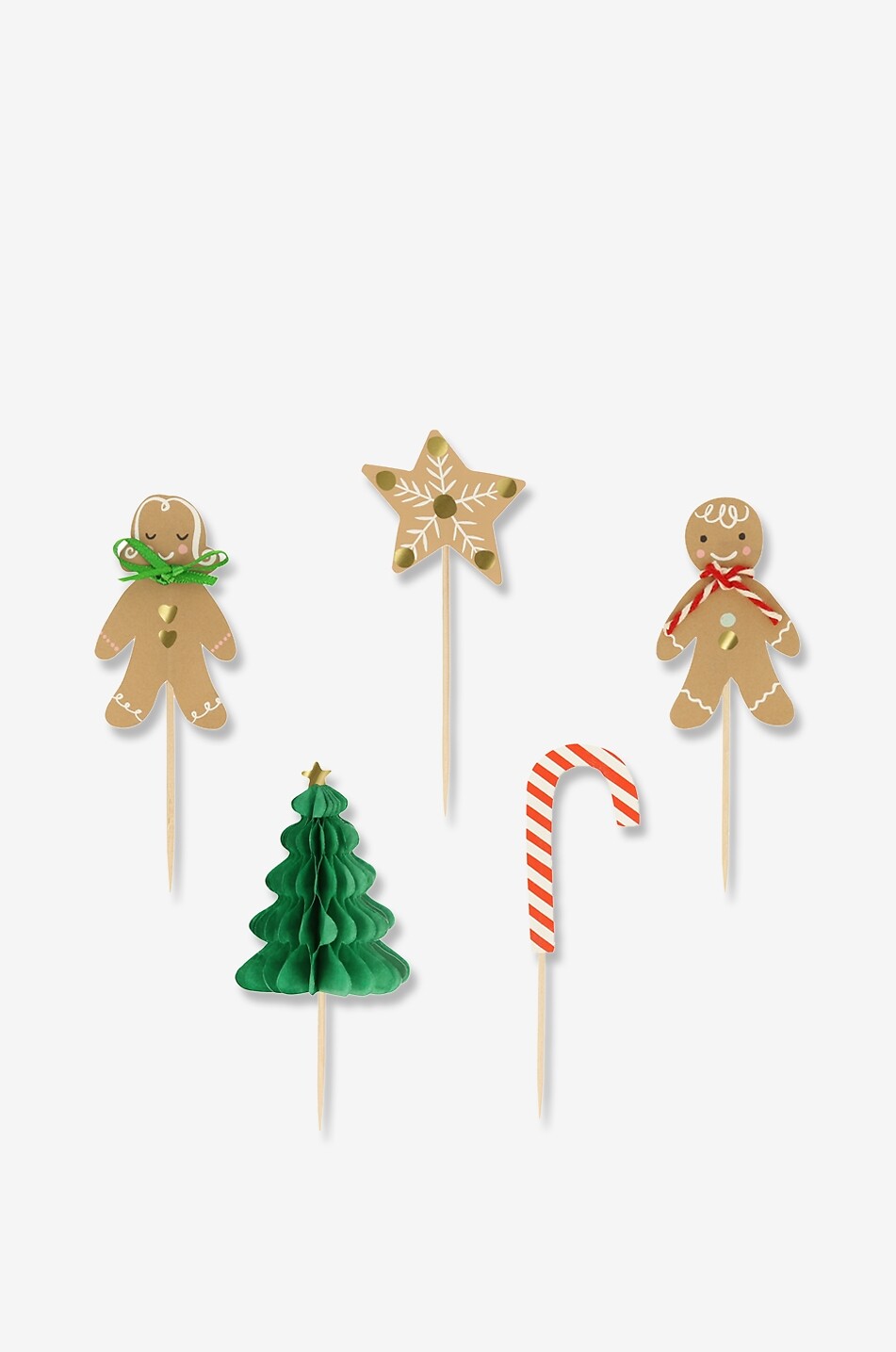 MERI MERI Kinder Lebkuchen-Cupcake Bäckerei Set Unisex Farblos 2