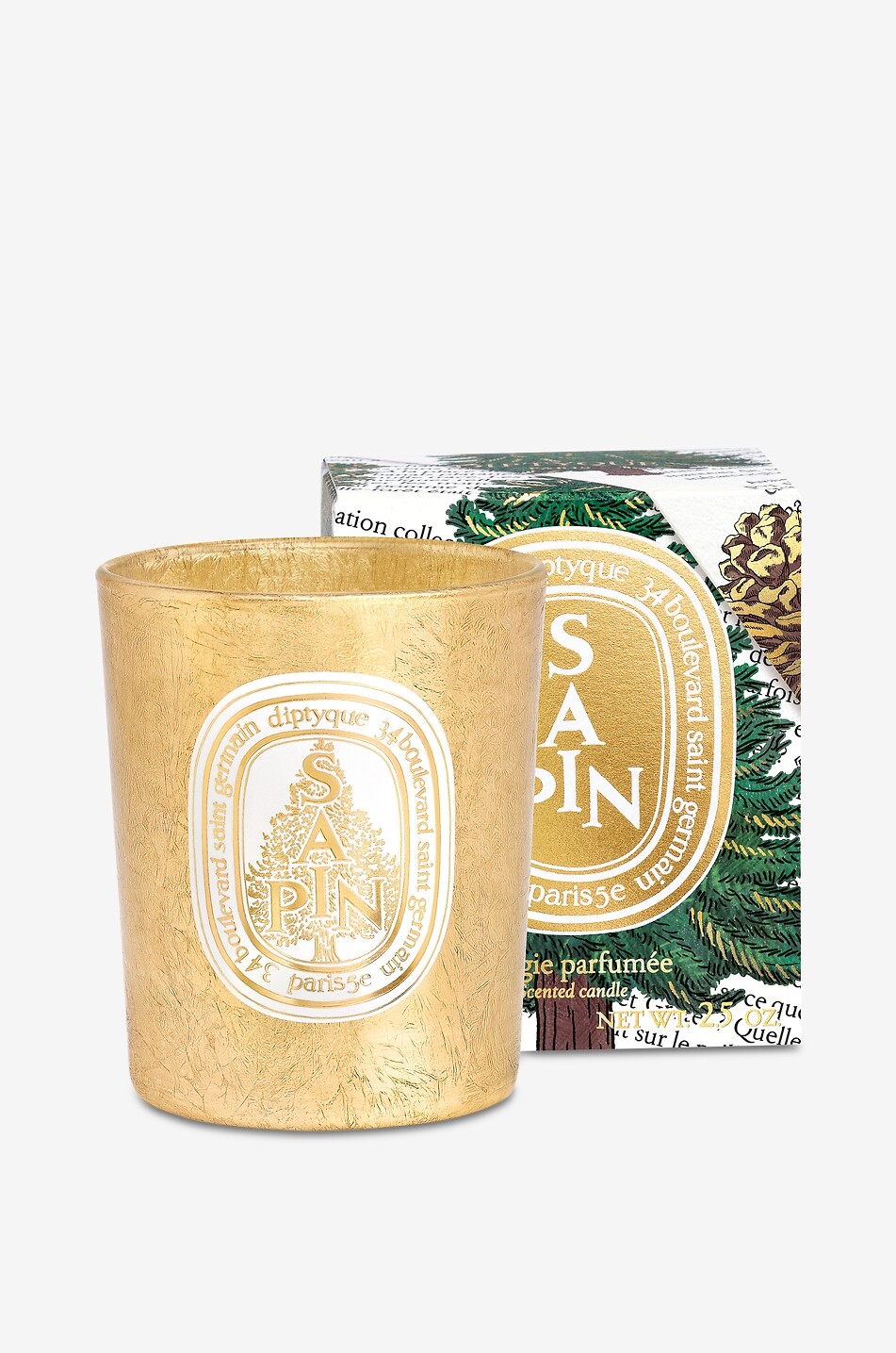 DIPTYQUE Bougie parfumée Sapin - 70g - Édition Limitée Maison Incolore 2