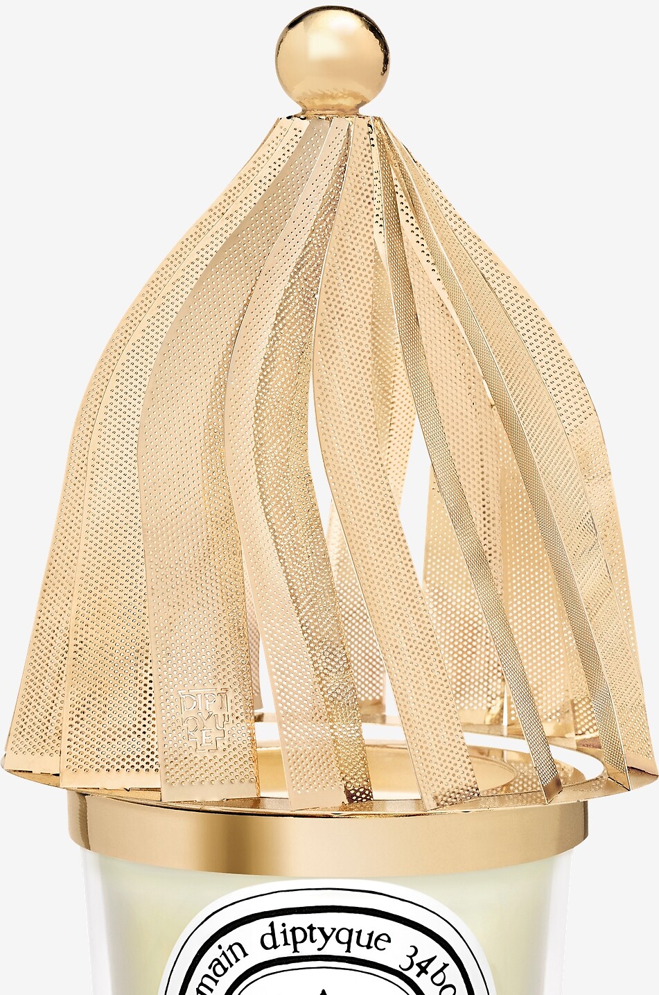 DIPTYQUE Goldene Lanterne für Duftkerzen Haus Farblos 3