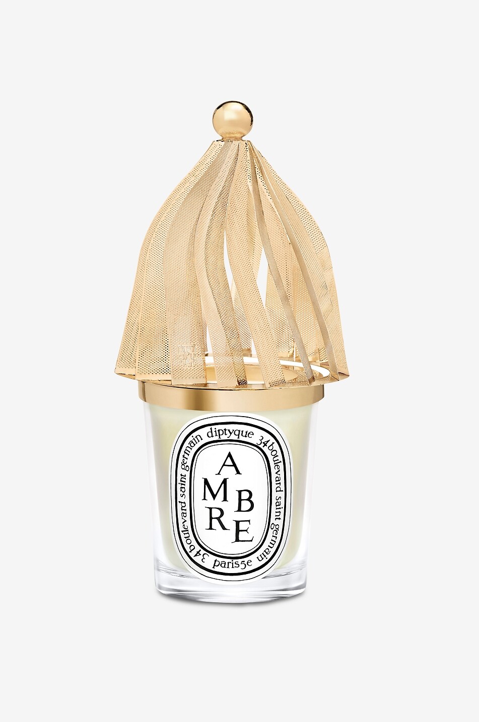 DIPTYQUE Goldene Lanterne für Duftkerzen Haus Farblos 1