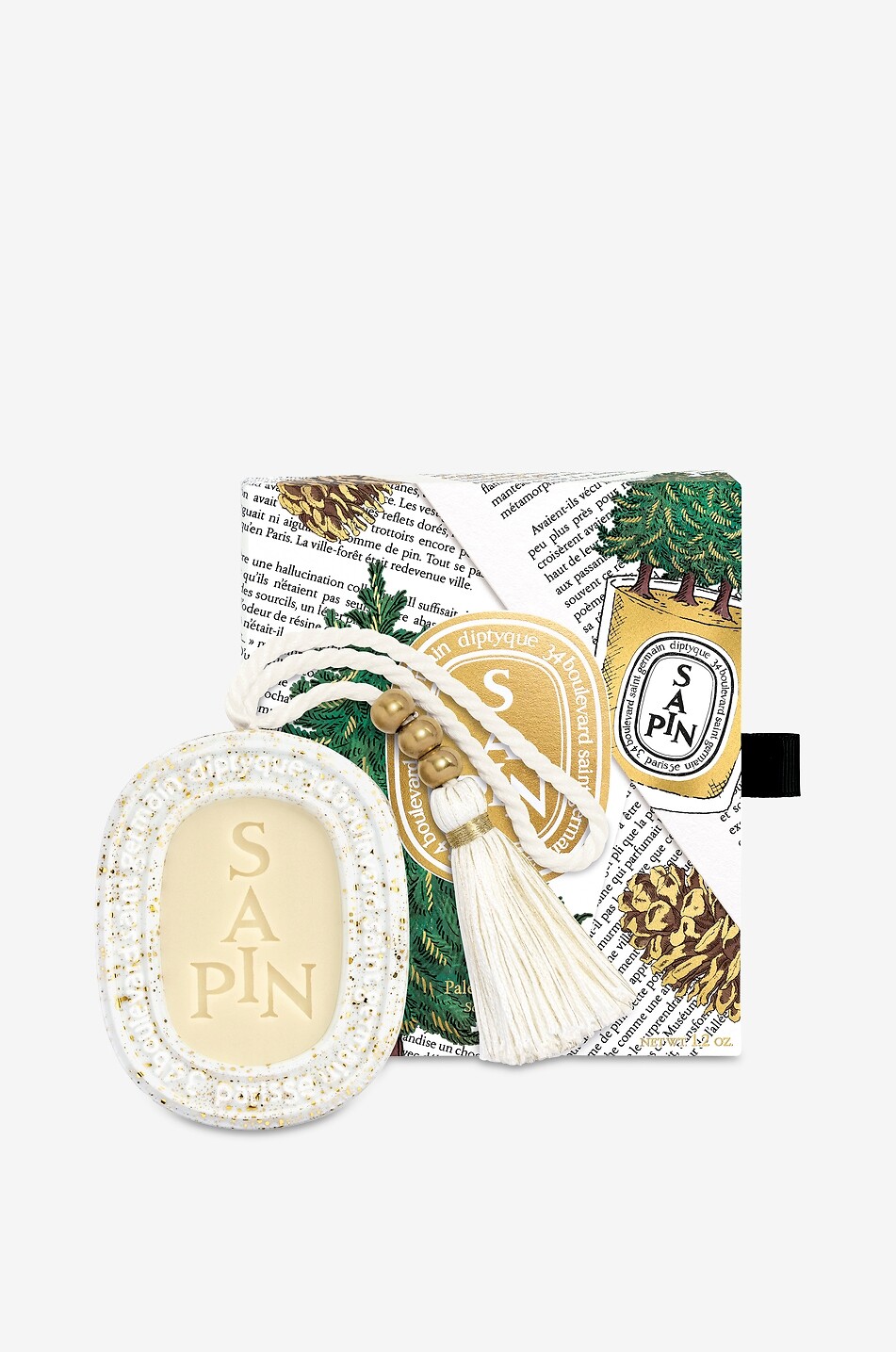 DIPTYQUE Sapin scented oval - Limited edition - 35g Home Colourless 2