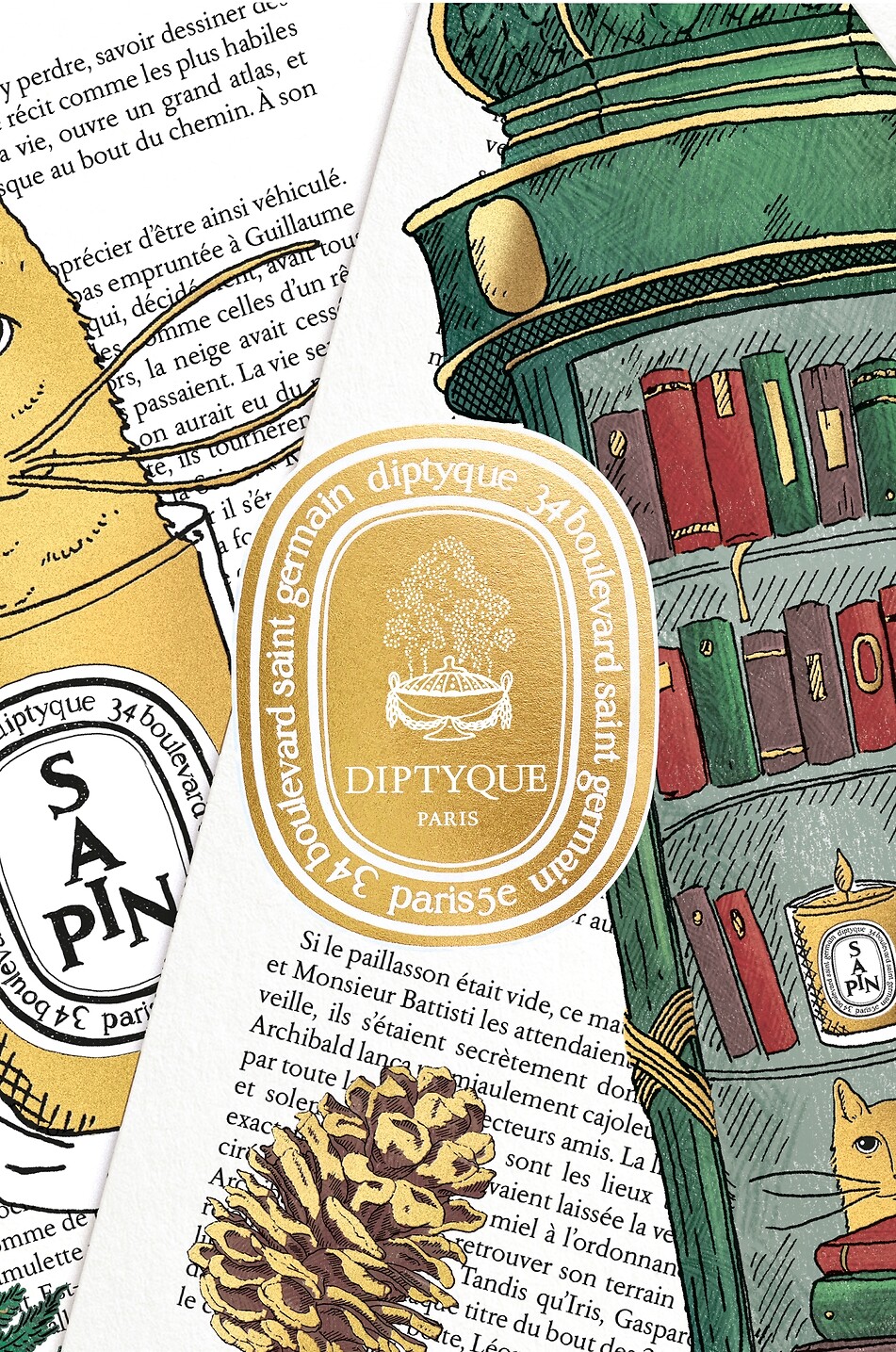 DIPTYQUE Limited edition set of 5 mini eaux de parfum - 5 x 7.5ml Unisex Colourless 3