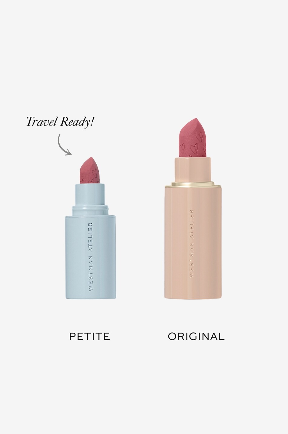 WESTMAN ATELIER Coffret de 3 mini rouge à lèvres Petite Lip Suede Matte Lipstick Trio Unisexe Incolore 6