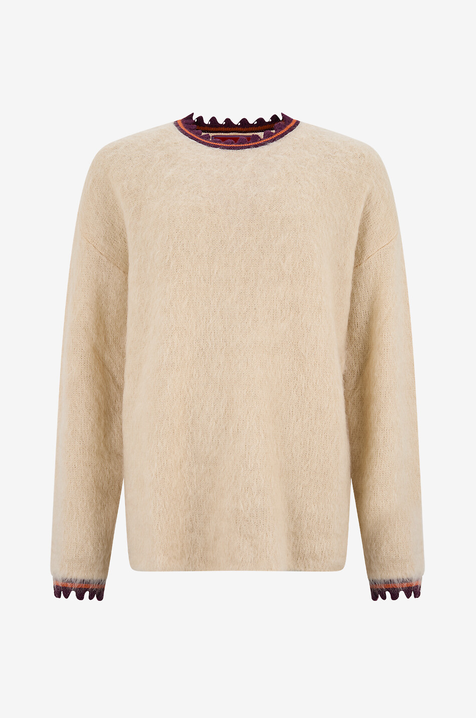 LA DOUBLEJ Camden Jumper knitted crewneck pullover Women EGGSHELL 1