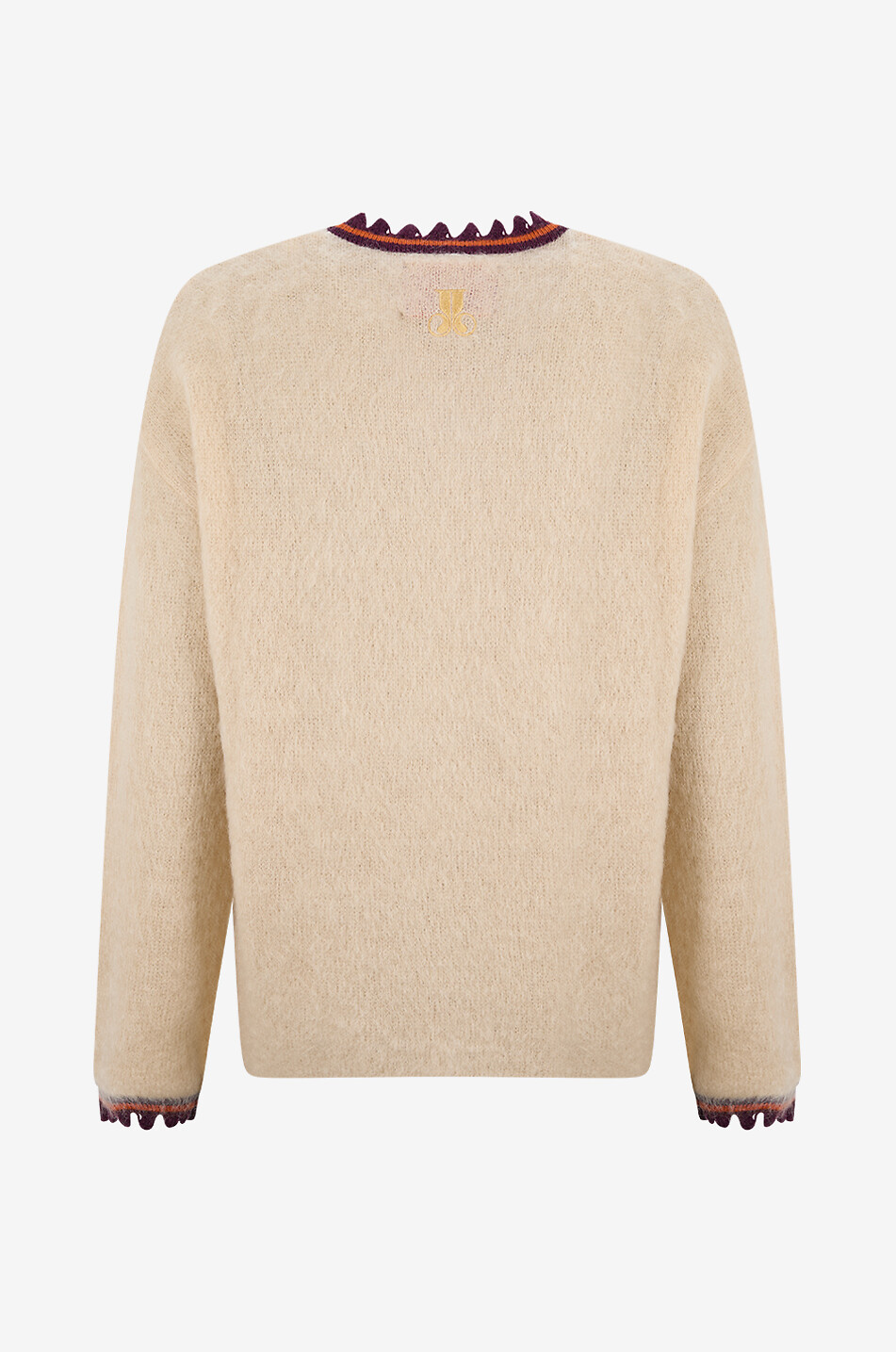 LA DOUBLEJ Camden Jumper knitted crewneck pullover Women EGGSHELL 2