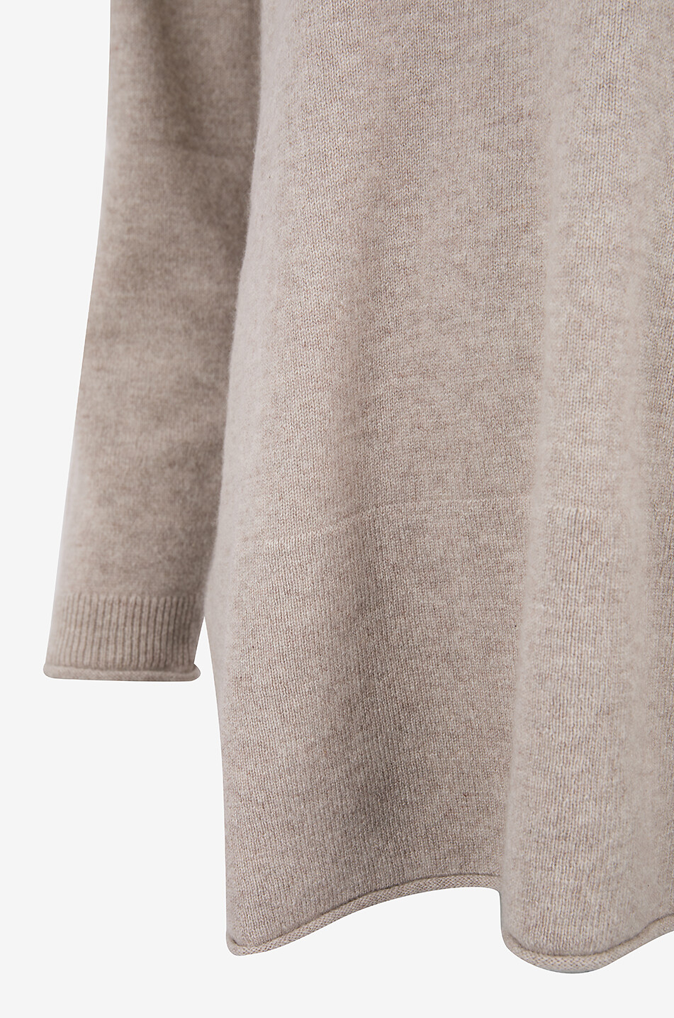 MARINA RINALDI Herrschaftlicher V-Ausschnitt Pullover aus Jersey Bassano Damen BEIGE 3