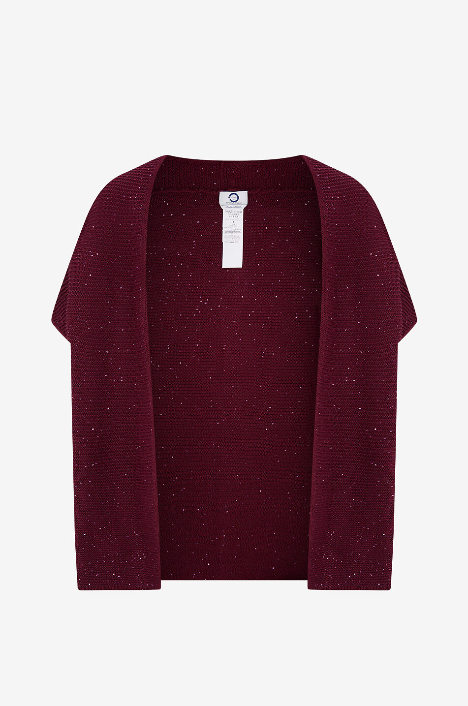 Gilet en maille orné de sequins Fase