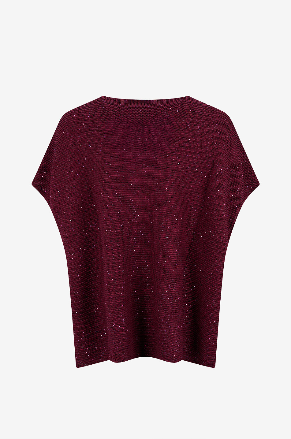 MARINA RINALDI Gilet en maille orné de sequins Fase Femme ROUGE FONCÉ 2