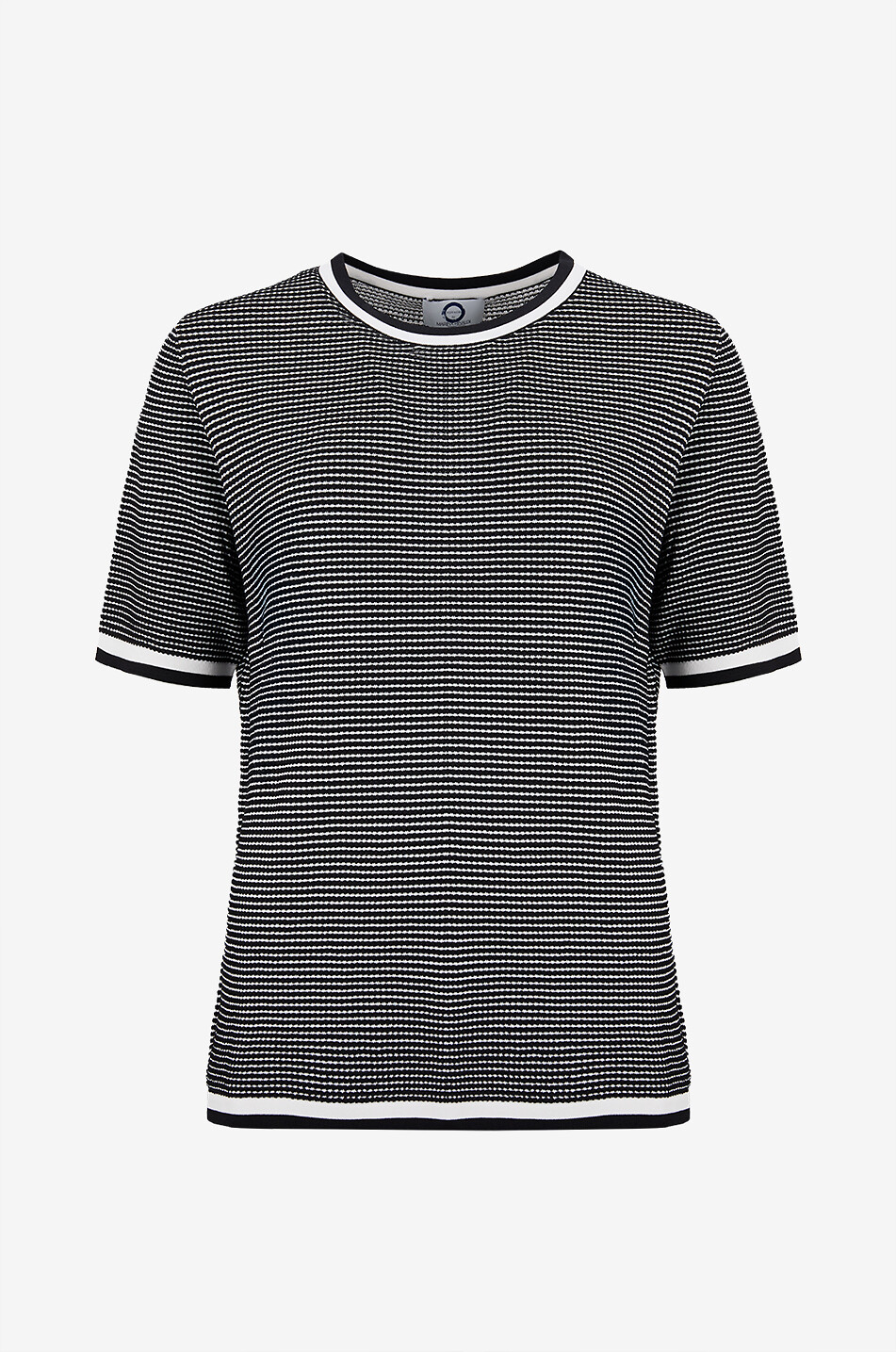 T-shirt rayé en jersey à col rond Udente