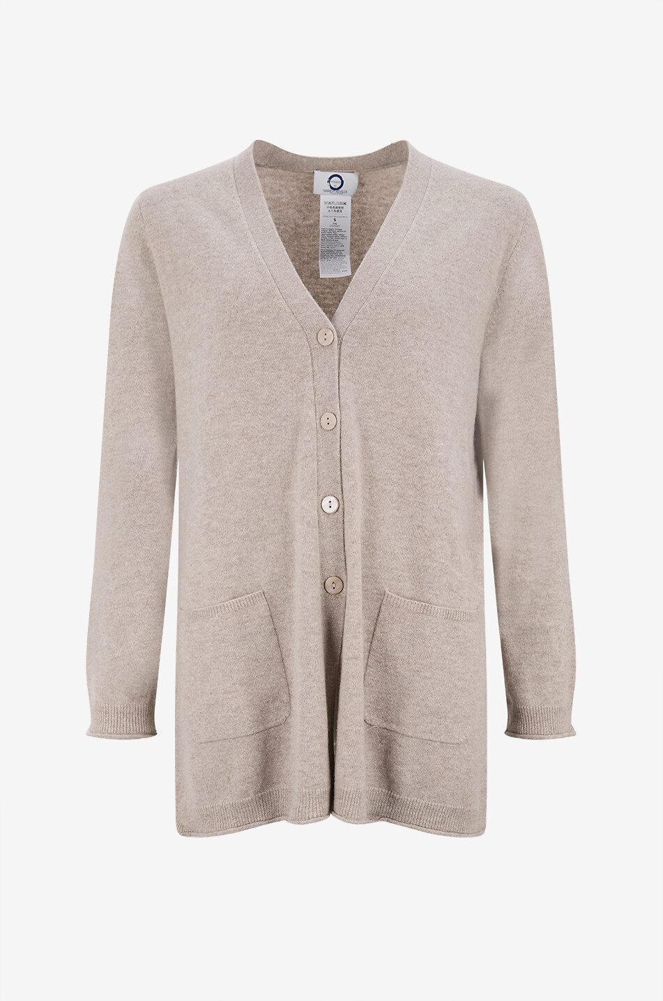 Cardigan aus Jersey mit V-Ausschnitt Olona
