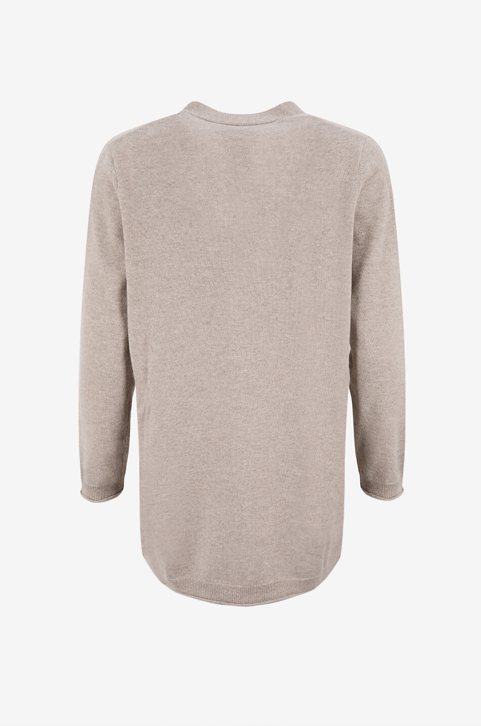 MARINA RINALDI Cardigan aus Jersey mit V-Ausschnitt Olona Damen BEIGE 2