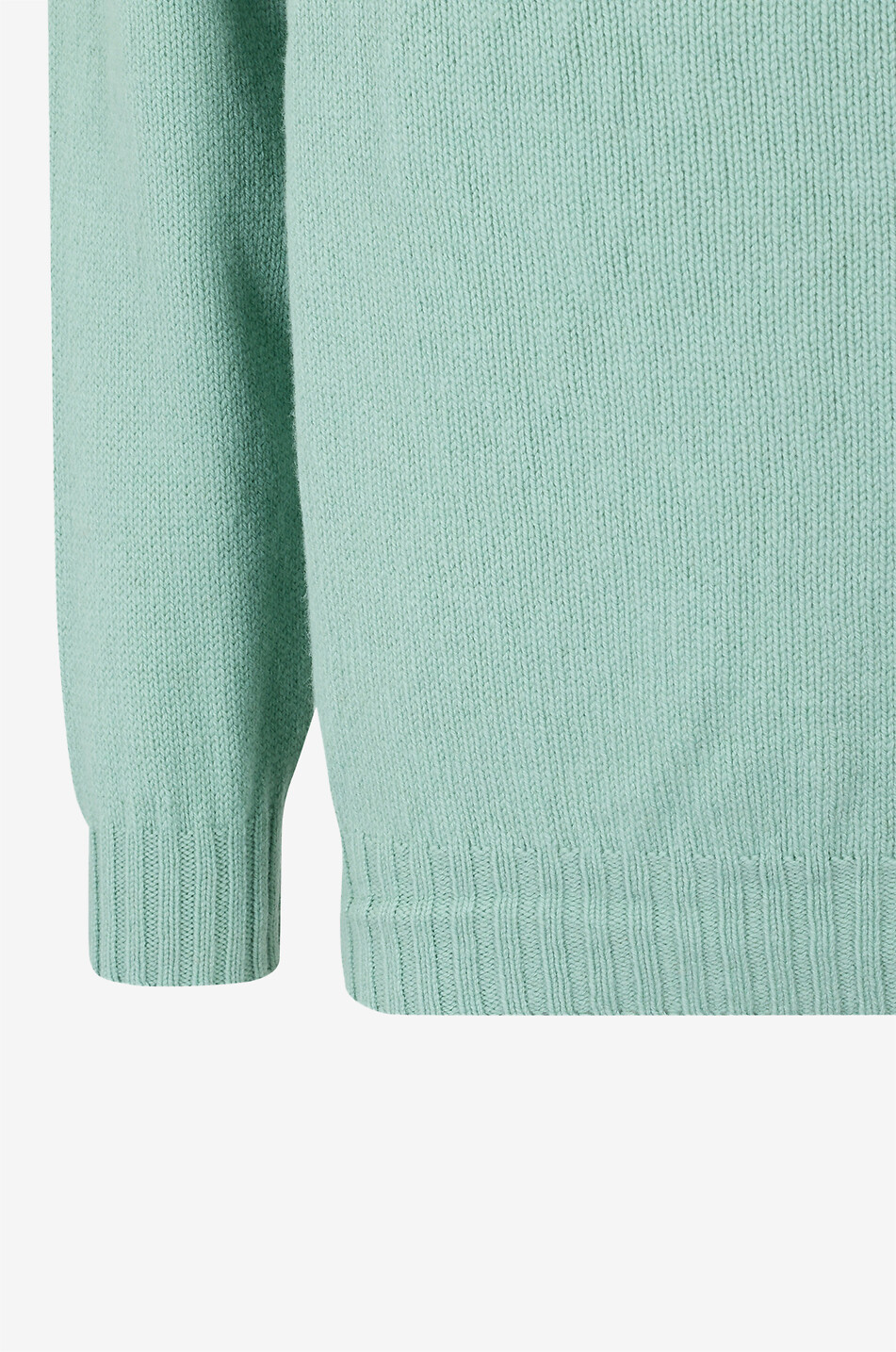 BONGENIE Strickpullover mit geripptem Rundhalsausschnitt Herren HELLGRÜN 3