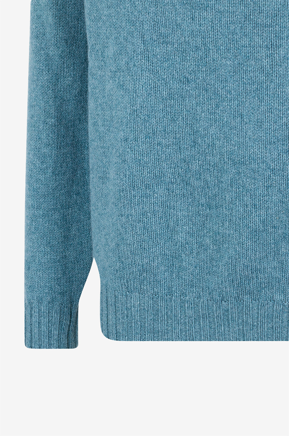 BONGENIE Strickpullover mit geripptem Rundhalsausschnitt Herren MITTELGRÜN 3