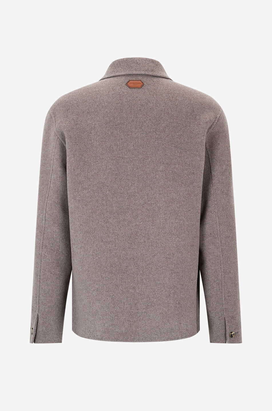 JACOB COHEN Kurze Flanell-Mantel mit Hemdkragen Herren BRAUN 2