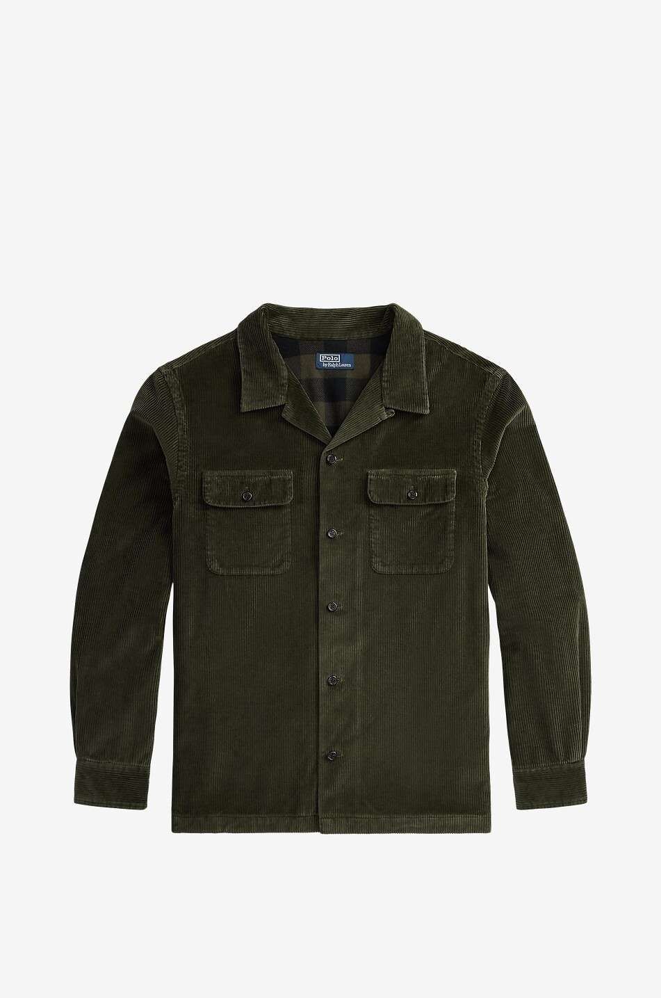 POLO RALPH LAUREN Camp corduroy overshirt Men GREEN 2