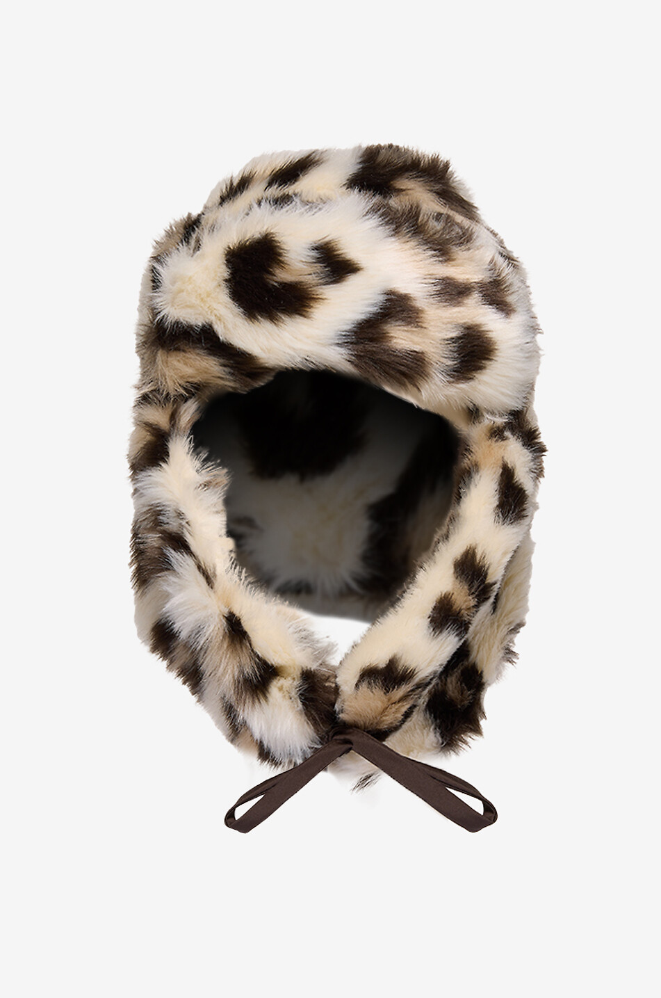 GREVI Faux Fur Animal Print Trapper Hat Women MULTI COLOURED 1