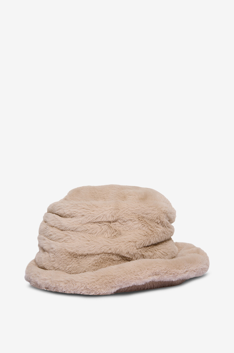 GREVI Chapeau cloche en fourrure synthétique Femme GRIS 2