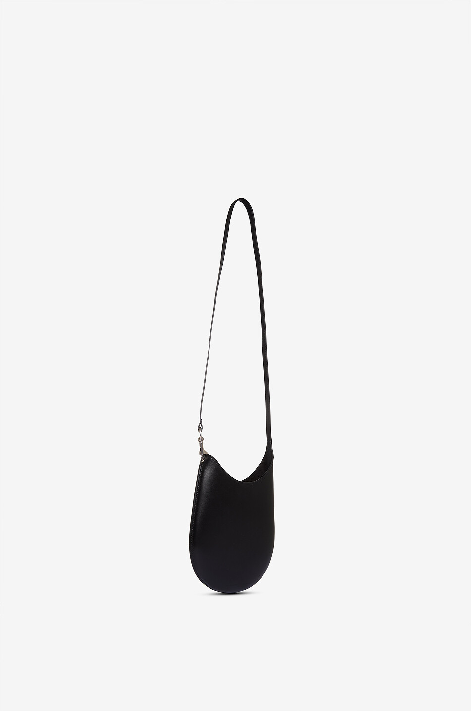 PHOEBE PHILO Kleine Schultertasche aus edlem Glattleder Mini Bean Damen SCHWARZ 2