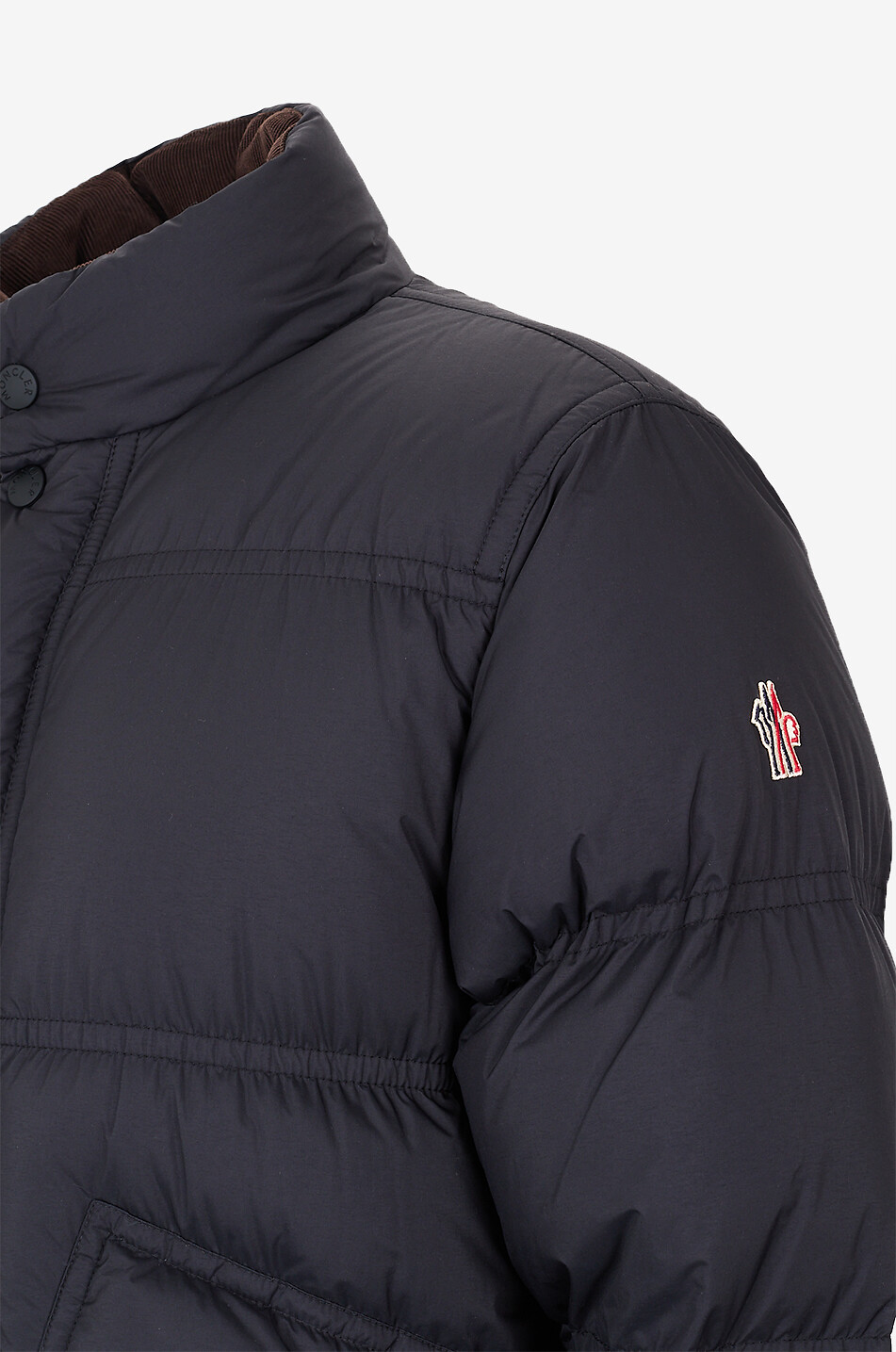 MONCLER GRENOBLE Kurze Steppjacke aus edlem Funktionsstoff mit Stehkragen Sernur Herren SCHWARZ 3
