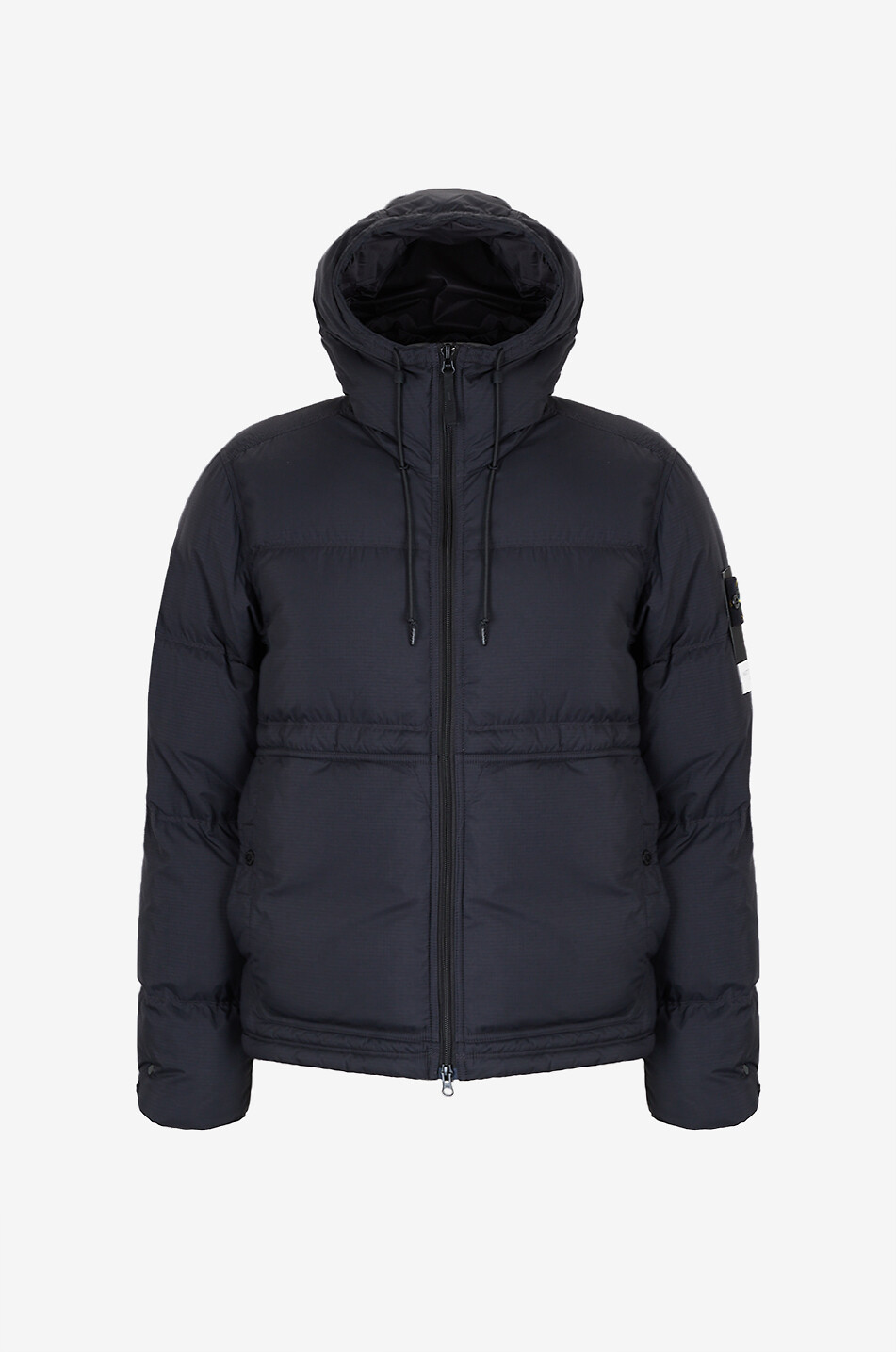 STONE ISLAND Kurze Steppjacke mit Stehkragen aus technischem Gewebe Herren SCHWARZ 1