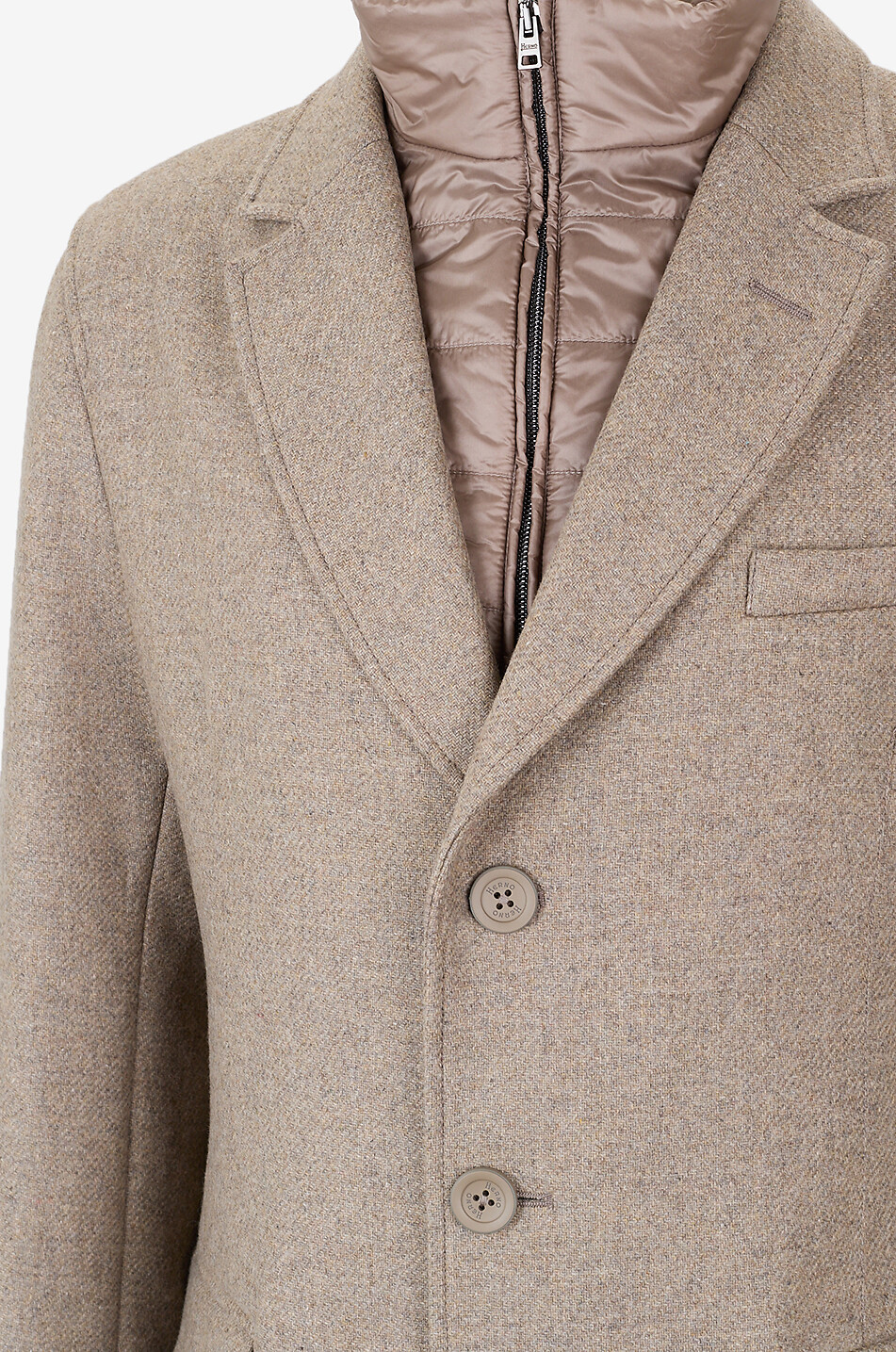 HERNO Mid-length coat with chest pocket Men BROWN 3