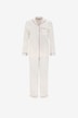 Satin-Pyjama-Set mit Hemdkragen